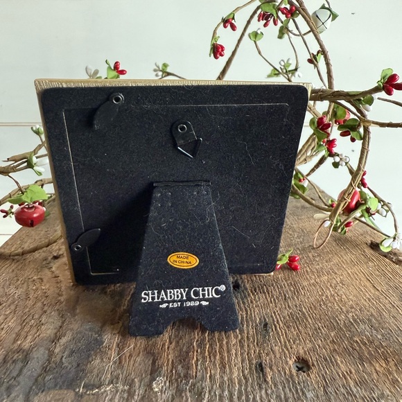 Festive stocking Watercolor orignial 4x4 in gold frame - Picture 5 of 5